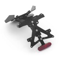 Nastavitelný držák s osvětlením SPZ a odrazkou pro motocykly Harley-Davidson Pan America